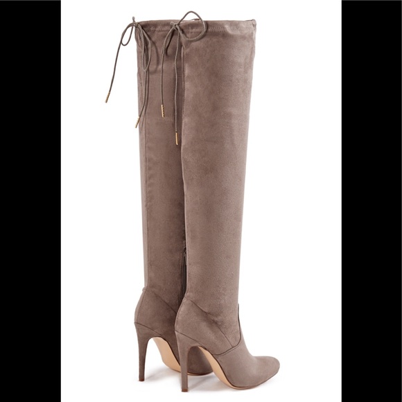 Shoe Dazzle | Shoes | Botas Largas Sz 85 Color Taupenuevas | Poshmark